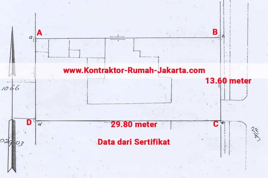 cara menghitung luas tanah